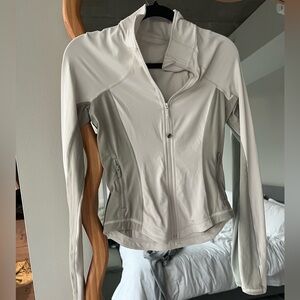 Lululemon white zip up jacket